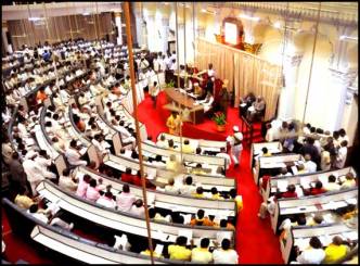 Assembly sessions start and gets adjourned