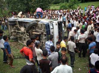 Dehradun bus accident: At least 20 feared dead