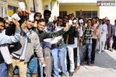 Telangana news, Telangana news, ghmc polls 45 voting recorded parties in dilemma, Voting