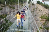China glass bridge, China glass bridge, china s massive scary glass bridge threatens tourists, Glass bridge