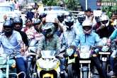 Telangana news, Helmet rule, high court corners police on helmet rule, Helmet