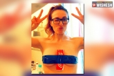 Ice bucket challenge, Breast cancer, challenge of holding coke tin with boobs, Aware 2