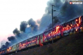 Kapu agitation in Tuni, Kapu agitation in Tuni, kapus burnt train pawan kalyan to react, Burnt
