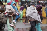 Telangana news, cold season, low temperatures shake the telugu states, Cold