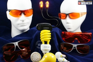 Orange glasses ensures a restful sleep