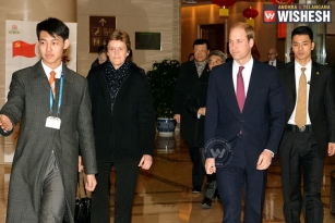 Prince William in China