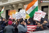 rally in New York against Pakistan, Pulwama attack, hundreds of angry indians protest in new york against pulwama attack, Pulwama attack