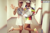 sports news, sports news, sania and martina win 1st ever title, Tennis news