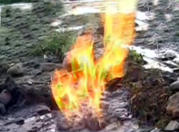 Unbelievable! A River on fire? 