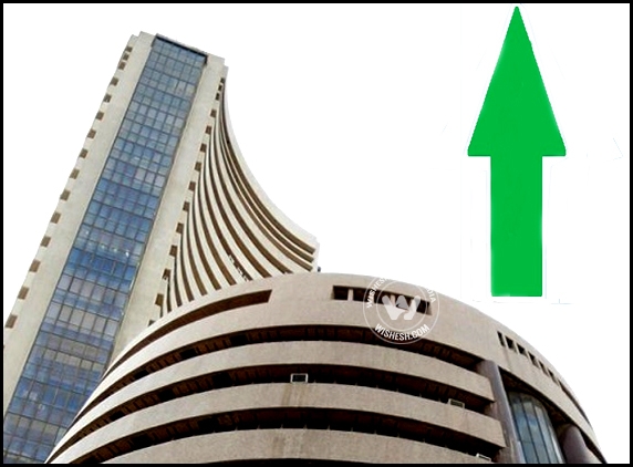 Sensex hits record high