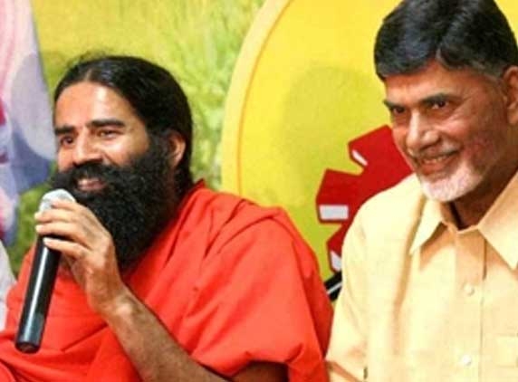 Babu boosts his image ahead of by-polls, supports Ramdev &amp; Anna
