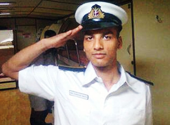 Indian sea cadet Umashankar Mahto missing!