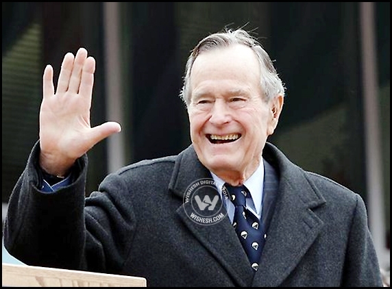 George Bush hospitalised!