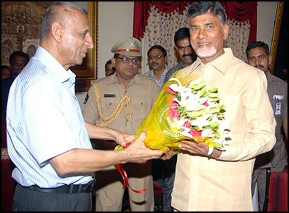 Chandrababu meets Governor