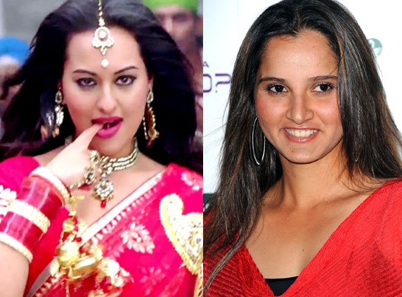 Sania&#039;s bond with Sonakshi - a promotional stunt???