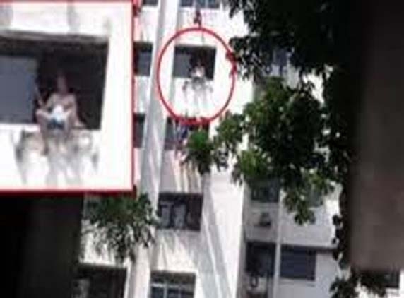 Boy falls from building, dies