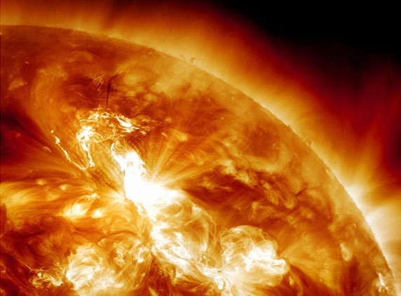 Solar flare to hit earth’s atmosphere