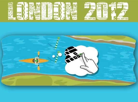  Google launches London 2012 Slalom Canoe doodle