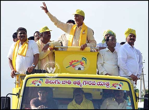 Babu, are you for or against Telangana?
