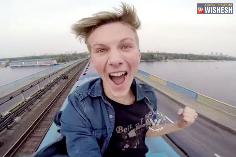 Watch: Ride on the top of metro train