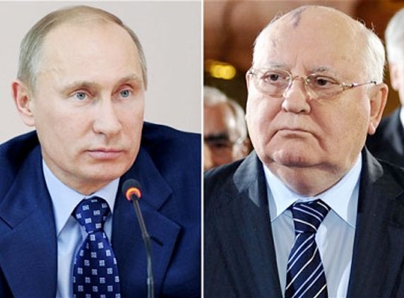 Gorbachev advices Putin to follow his suit, resign from politics