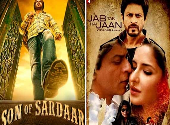 Jabtak hai Jaan and Son of Sardar to entertain you this Diwali