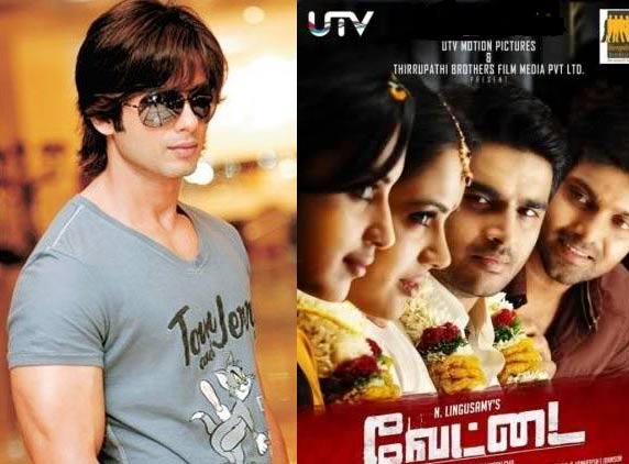 Shahid doing &quot;Vettai&quot; in Hindi