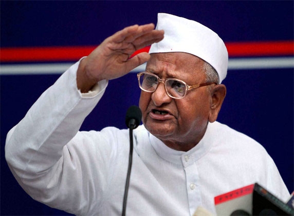 Anna rejects PM’s toothless draft on Lok Pal, to resume fast 