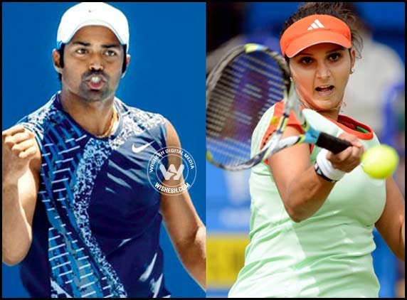 Sania, Paes score victories at US Open